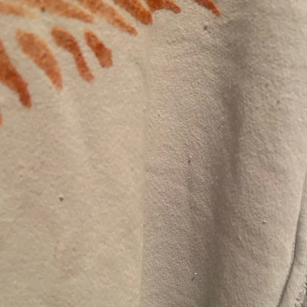 NWOT! We The Free by Free People Women's Gray and Orange Graphic Camden Sweater - Picture 3 of 11
